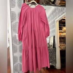 H&M pink maxi dress cotton
